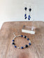 Cosmic Wonder Bracelet  | Deep Blue and Silver