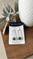 Green Quartz Paperclip Earrings