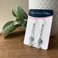 Aquamarine Chain Dangle Earrings