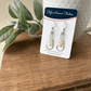Opal Teardrop Dangle Earrings