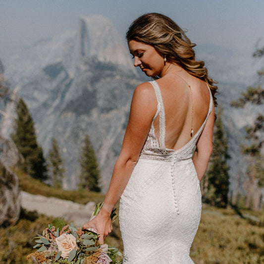 Bridal Pearl Pendant Back Dangle - Style Avenue Studios