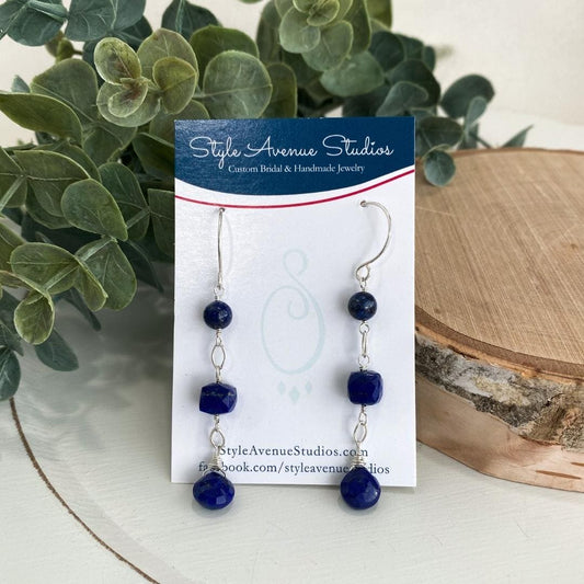 Lapis Dangle Earrings