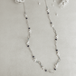 Beatrice Long Rope Necklace | Blue & Pearl Rope - Style Avenue Studios