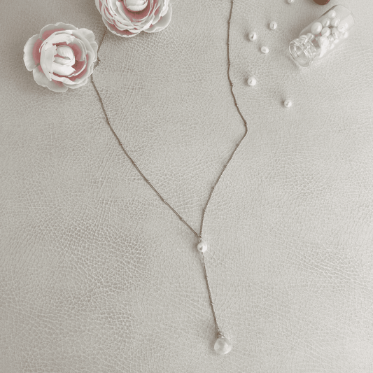 To the Moonstone and Back | Lariat Necklace