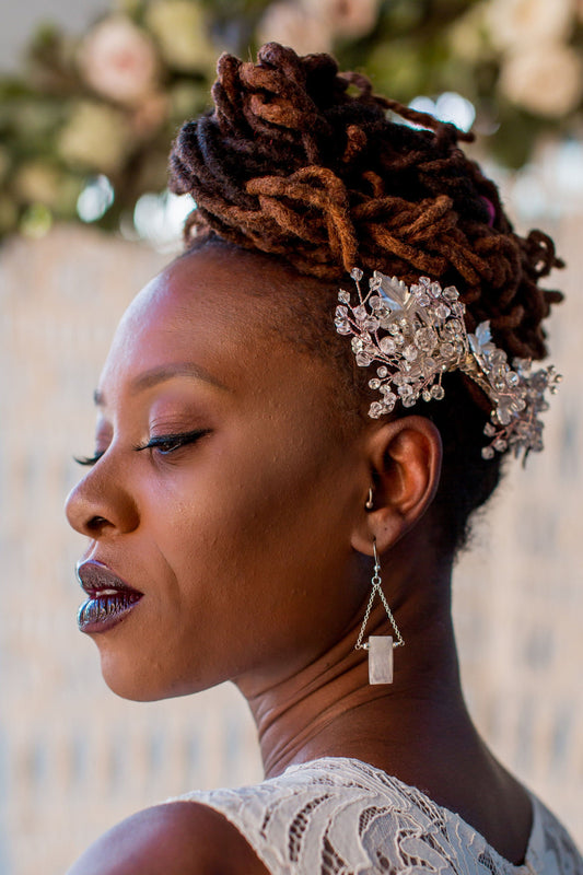 Modern Moonstone Earrings | June Birthstone